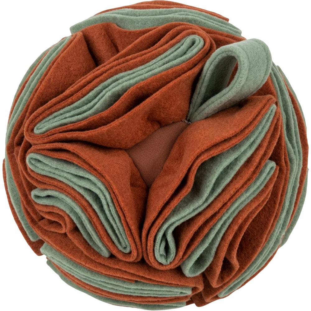 Wemko Fleece Snuffle Ball Rust Sage 20 cm - Product view