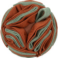 Wemko Fleece Snuffle Ball Rust Sage 20 cm - Product view